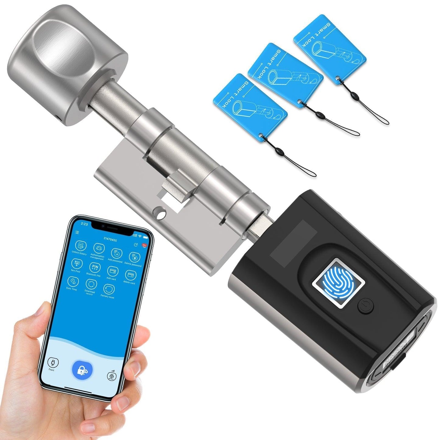 Welock Fingerprint Electronic Smart Door Lock Cylinder SECBN51 - WELOCK