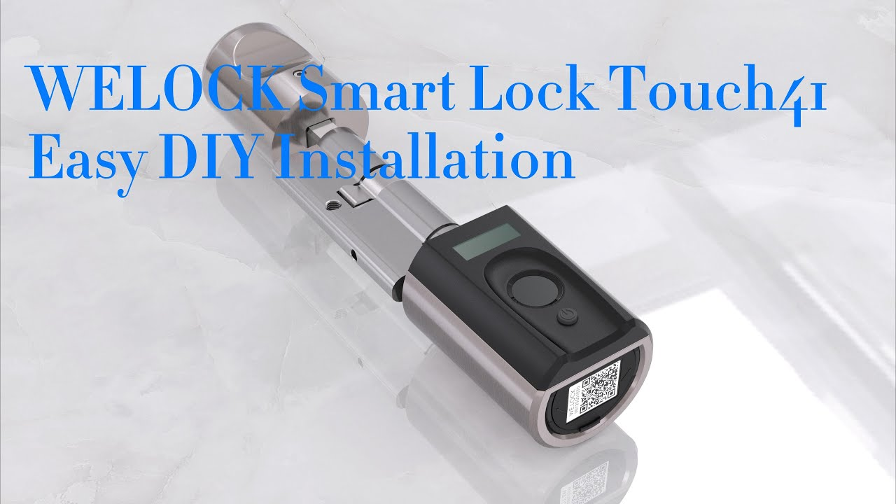 Load video: WELOCK Smart Lock Touch41 Digital Door Lock Easy DIY installation