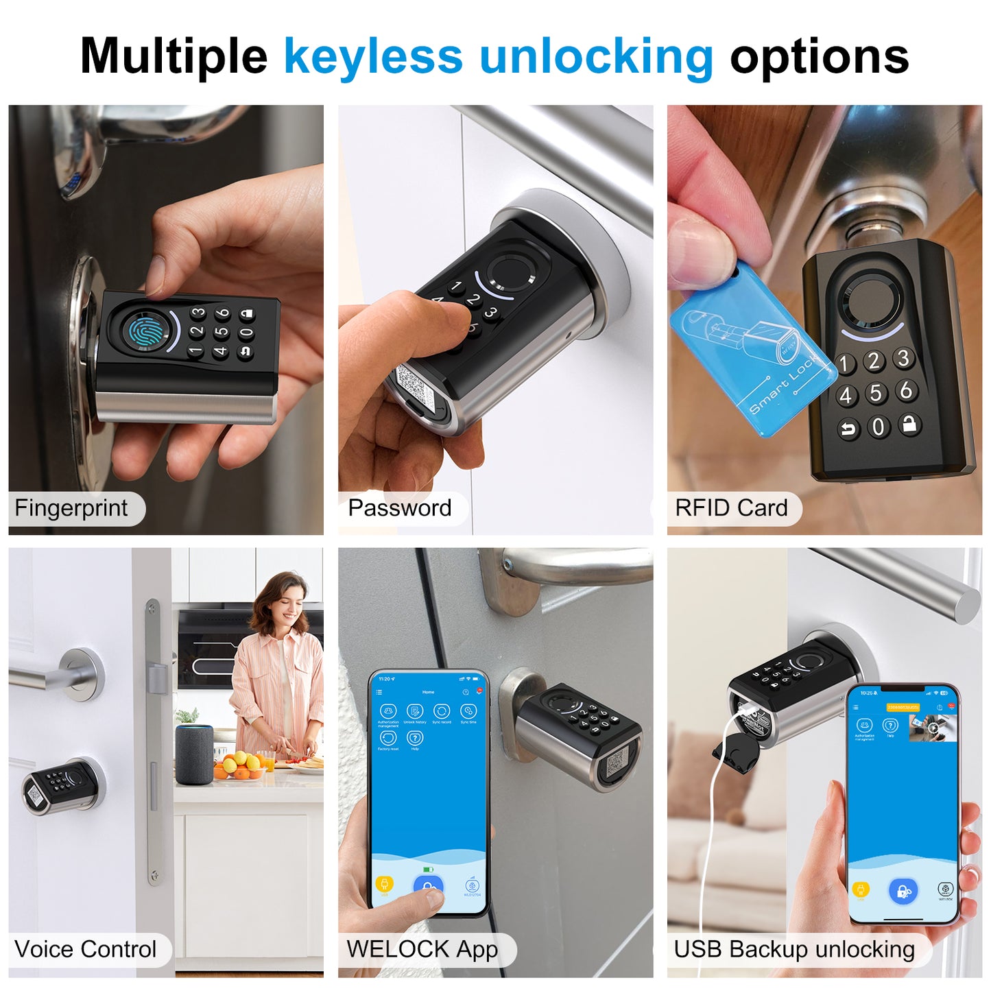 WELOCK Fingerprint Door Lock ToucA51 with Keypad