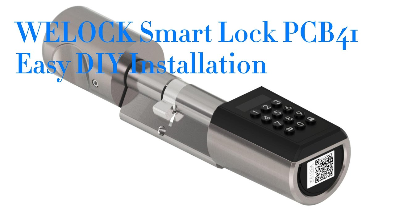 Load video: WELOCK Smart Lock PCB41 Electronic Door Lock Easy DIY installation