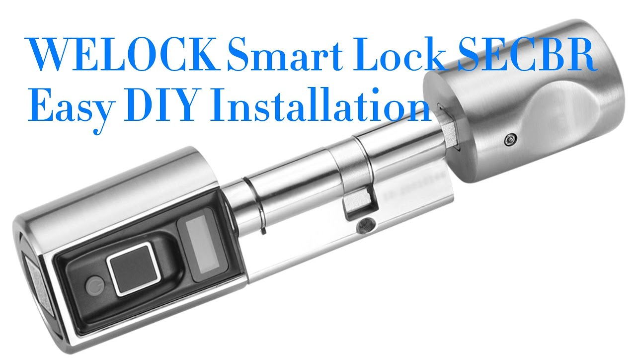 Load video: WELOCK Smart Lock SECBR Electronic Door Lock Easy DIY installation