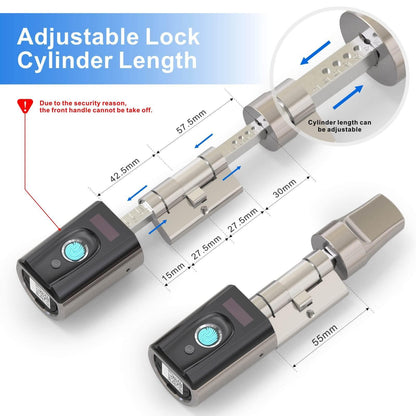 Welock Fingerprint Smart Lock Electronic Door Lock Cylinder Touch41 - WELOCK