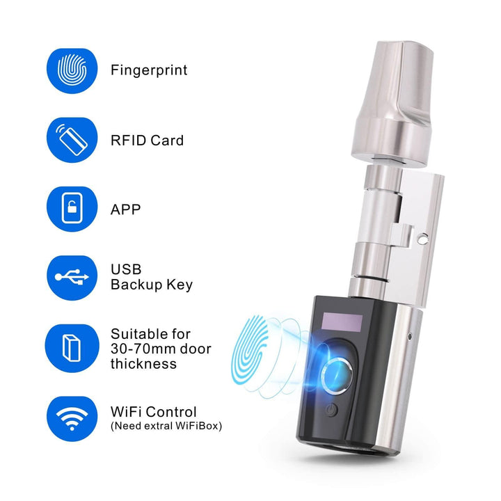 WELOCK Smart Electronic Door Lock,Keyless Entry Deurslot met WIFI WELOCK Smart Electronic Door Lock,Keyless Entry Deurslot met WIFI